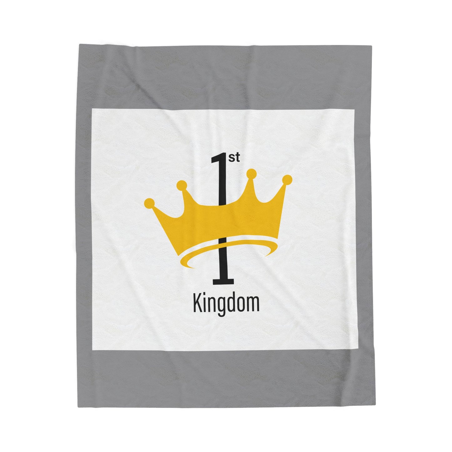 Royal Crown Plush Blanket - Cozy Gift for Baby Showers, Birthdays, Nursery Decor, Bedding, Kids' Room