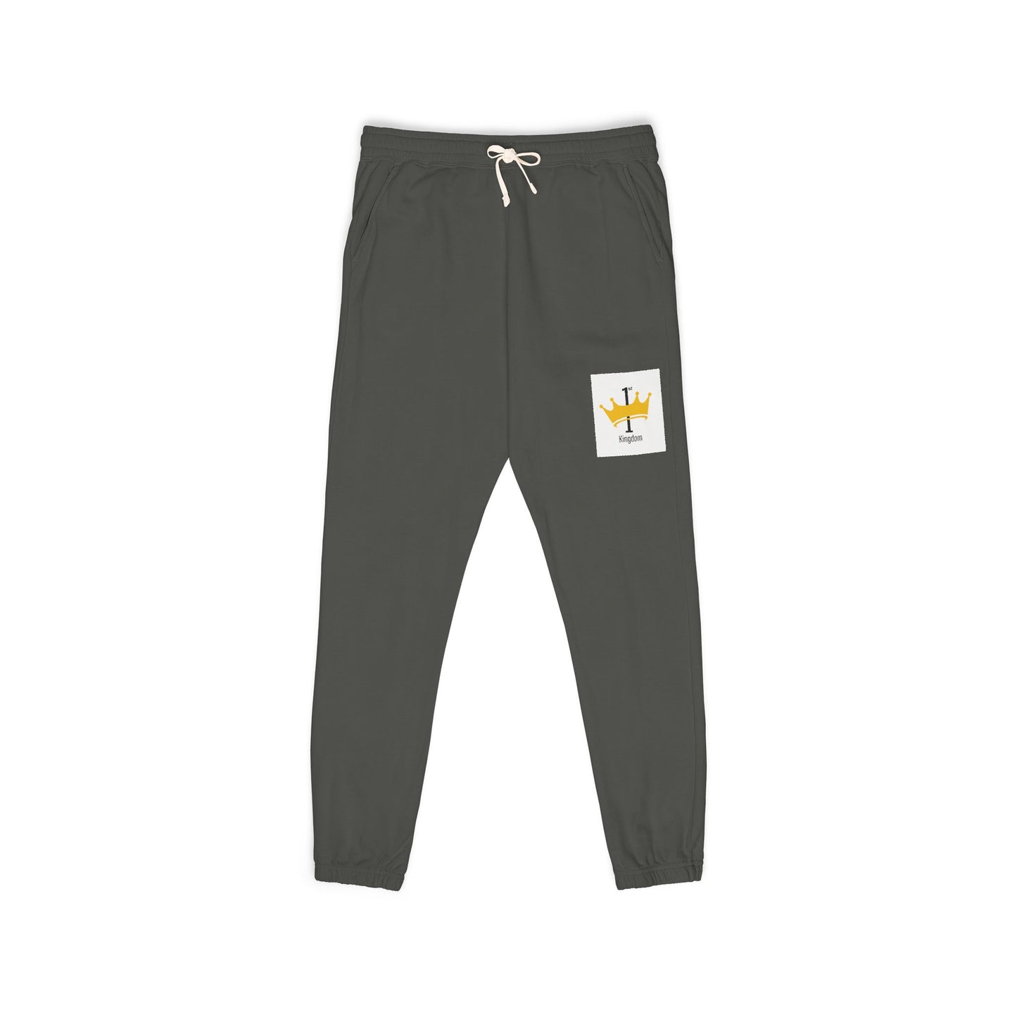 Casual Fleece Sweatpants with Crown Design, Comfortable Lounge Pants for Relaxation, Great for Home, Travel, and Gifts