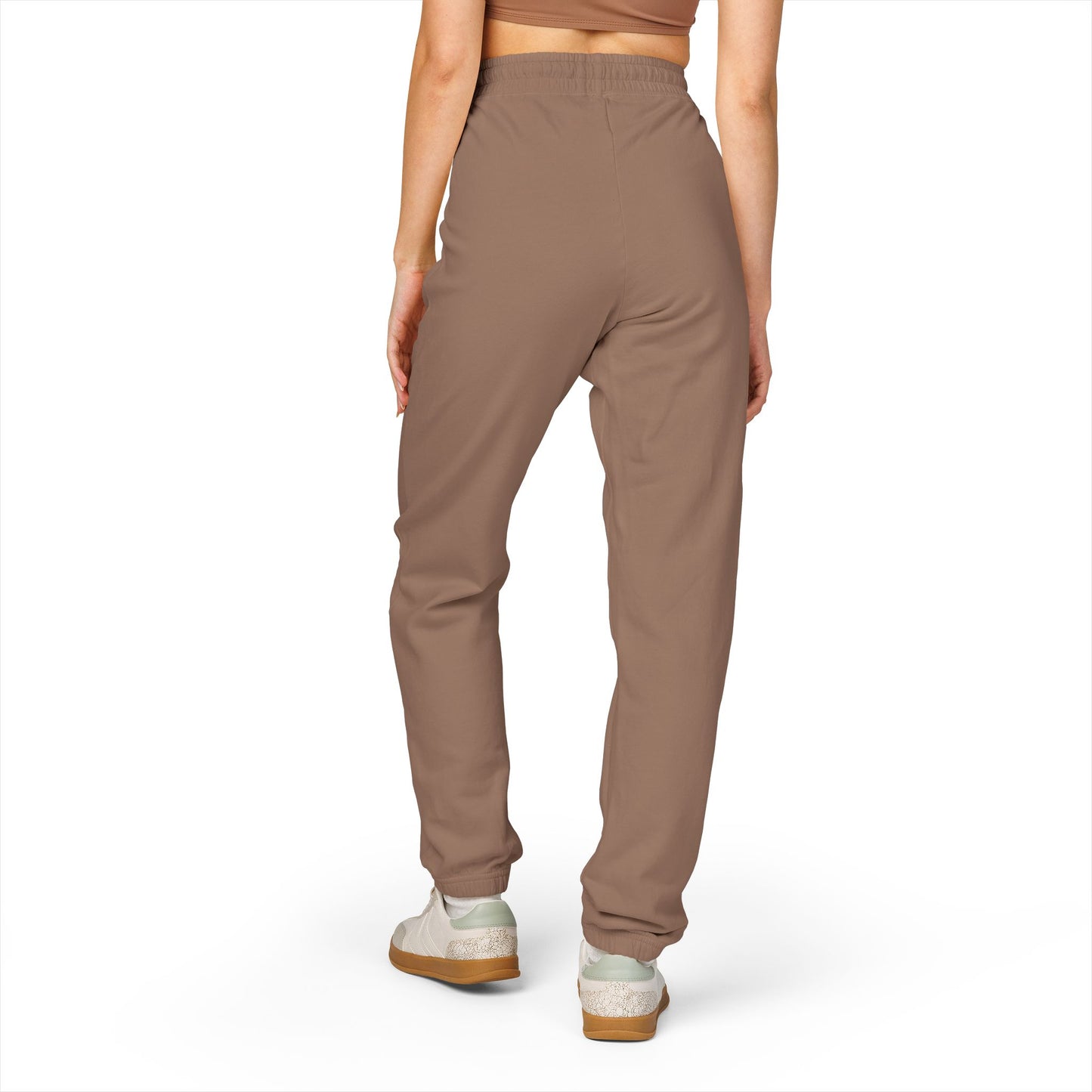Casual Fleece Sweatpants with Crown Design, Comfortable Lounge Pants for Relaxation, Great for Home, Travel, and Gifts