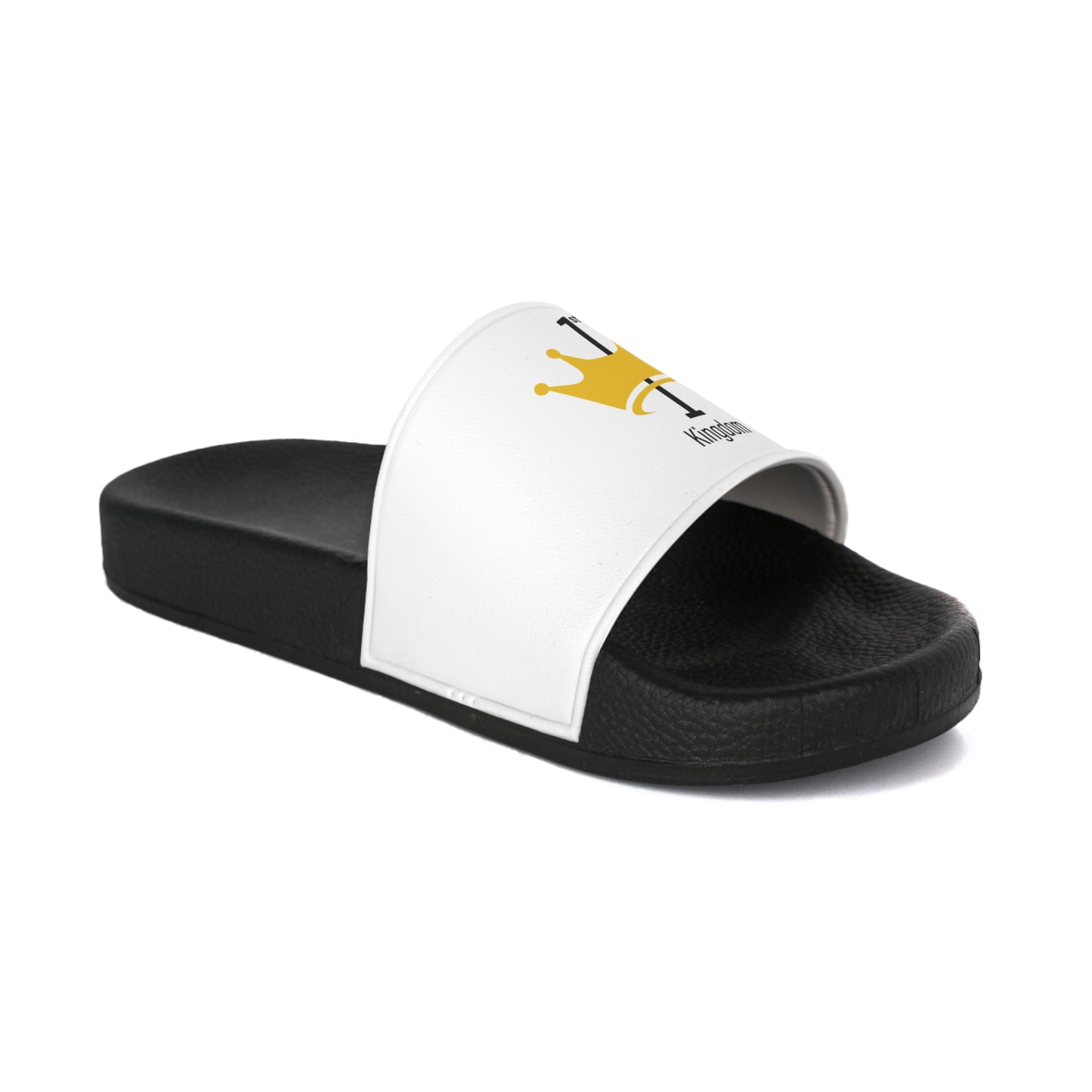 Men's Slide Sandals with Crown Design | Stylish Summer Footwear, Casual Slides, Outdoor Sandals, Gift for Him, Beach Ready