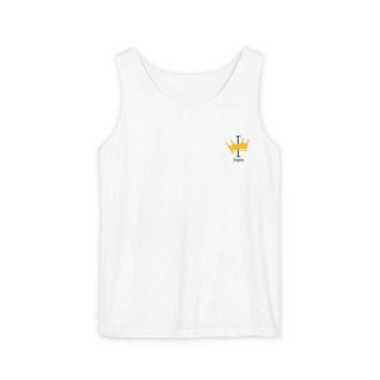 Crown Kingdom Tank Top, Unisex Sleeveless Shirt, Summer Apparel, Gift for Him/Her, Casual Wear, Festival Clothing