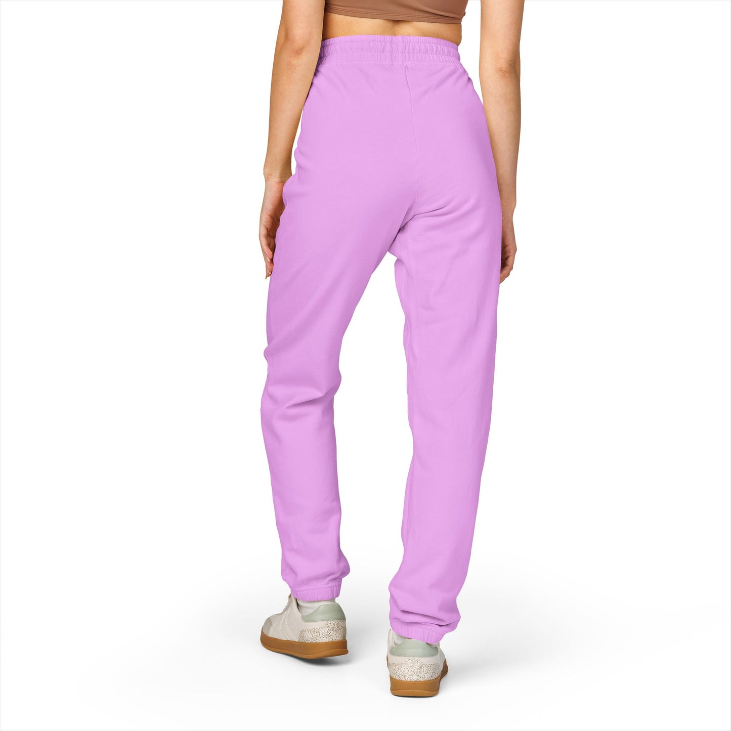 Casual Fleece Sweatpants with Crown Design, Comfortable Lounge Pants for Relaxation, Great for Home, Travel, and Gifts
