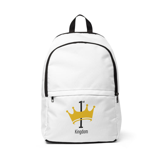 Kingdom Crown Backpack, Stylish Unisex Fabric Backpack for School, Travel, Kids and Teens, Gifts for Birthdays and Holidays