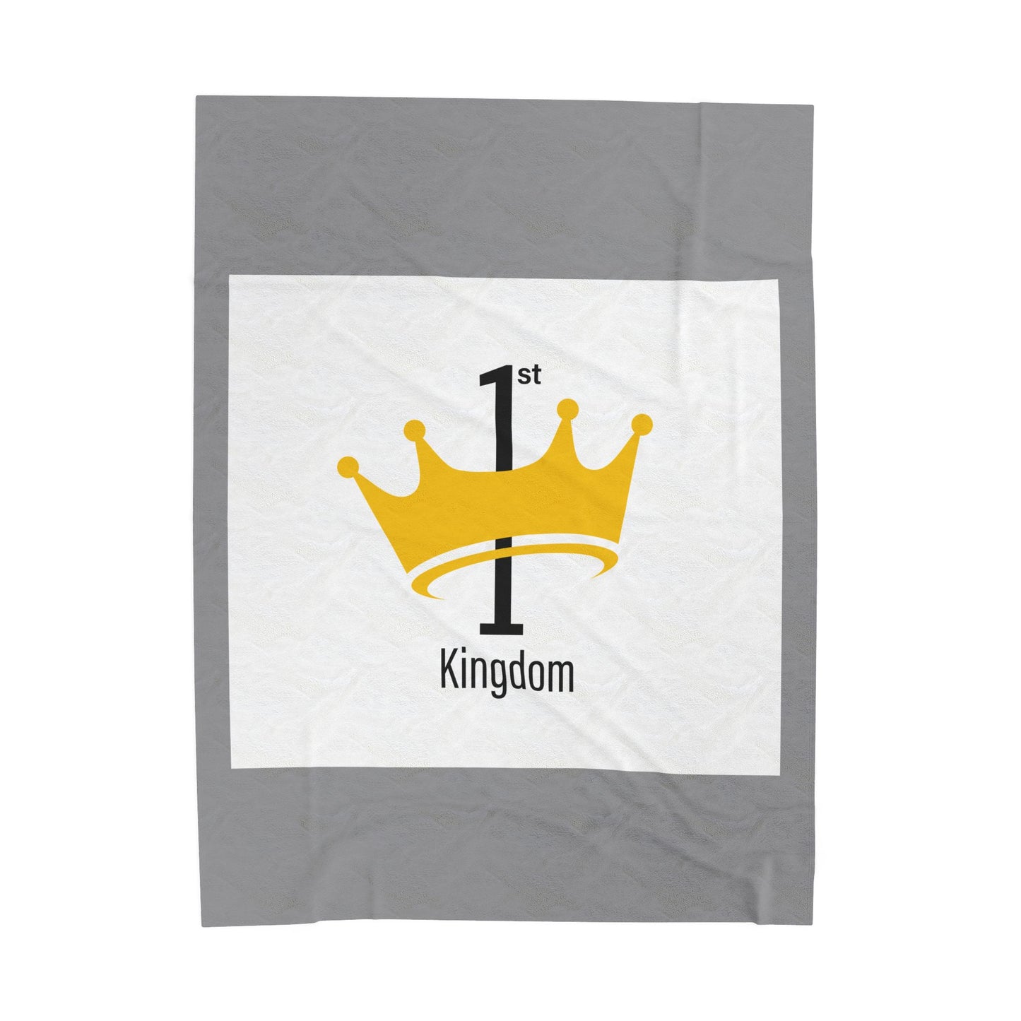 Royal Crown Plush Blanket - Cozy Gift for Baby Showers, Birthdays, Nursery Decor, Bedding, Kids' Room
