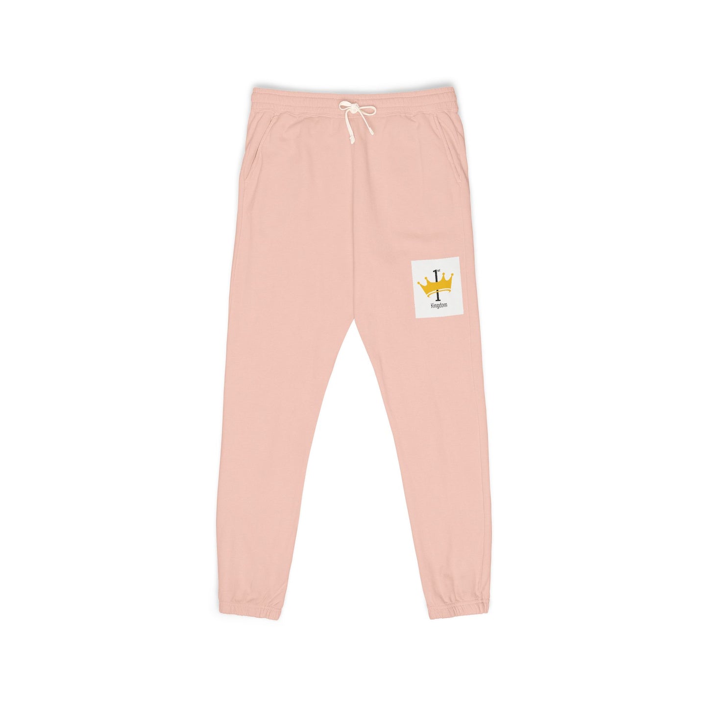 Casual Fleece Sweatpants with Crown Design, Comfortable Lounge Pants for Relaxation, Great for Home, Travel, and Gifts
