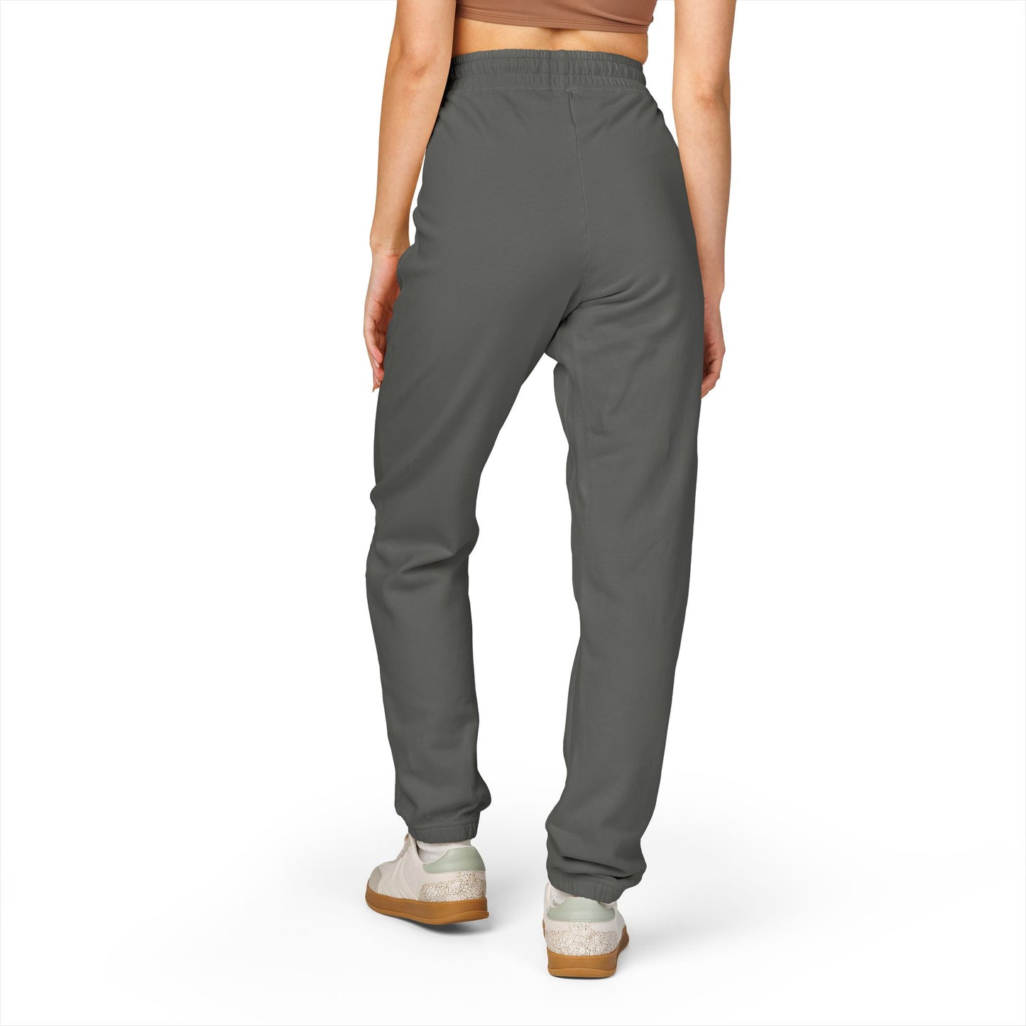 Casual Fleece Sweatpants with Crown Design, Comfortable Lounge Pants for Relaxation, Great for Home, Travel, and Gifts