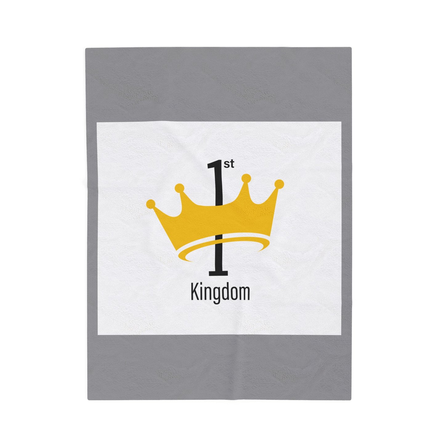 Royal Crown Plush Blanket - Cozy Gift for Baby Showers, Birthdays, Nursery Decor, Bedding, Kids' Room