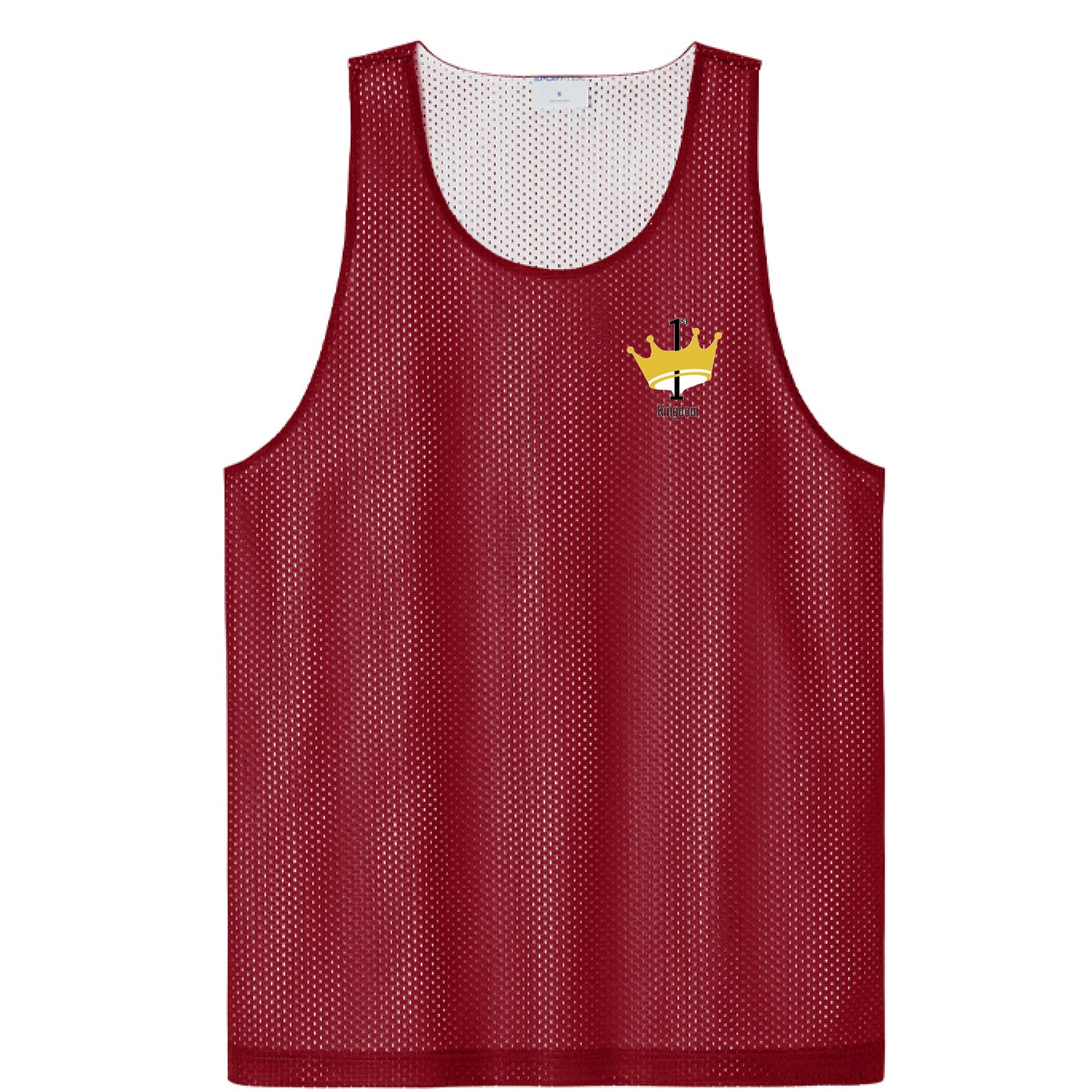 Deep Red/ White - FRONT