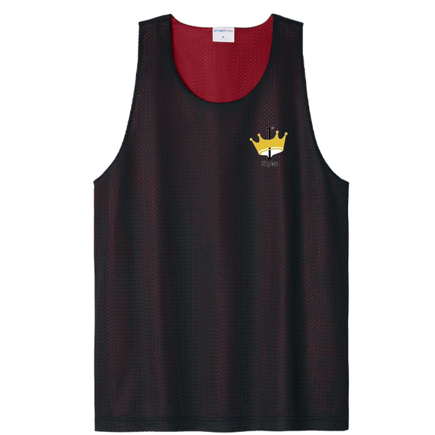 Black/ Deep Red - FRONT