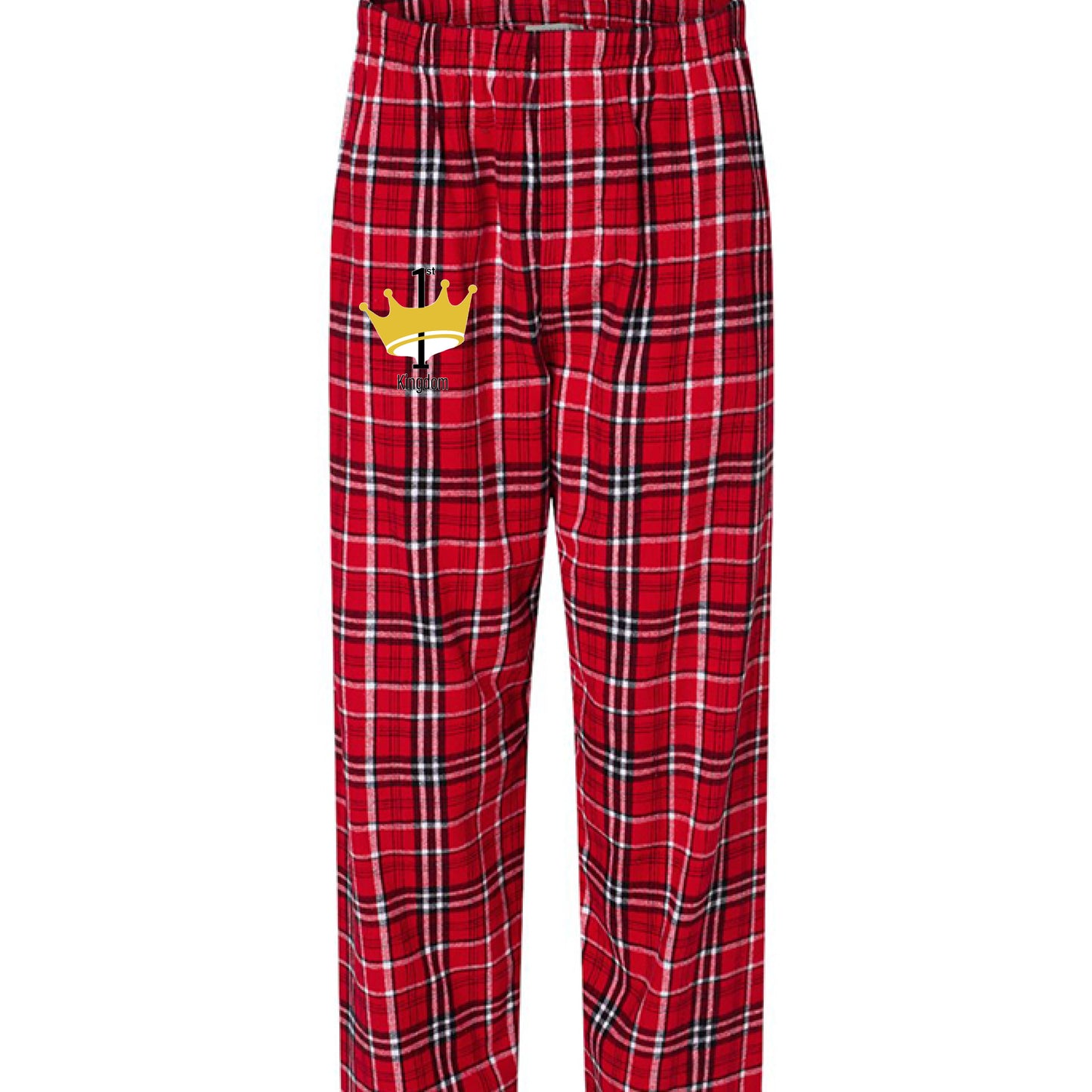 RED/ WHITE PLAID - FRONT